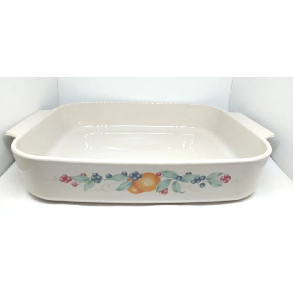 Corningware Abundance 4 Quart Open Roaster/Casserole 12 1/4